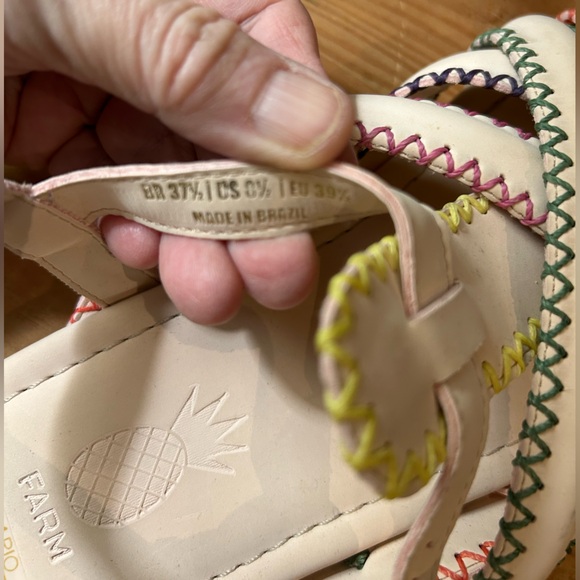 FARM Rio Multicolor Stitch Sandals - Picture 7 of 10